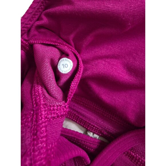 Lululemon Ribbed Nulu Strappy Yoga Longline Bra - Light Support A/B Cup - Sz 10 - Picture 7 of 7